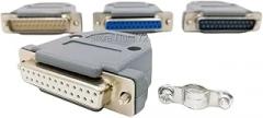 DB25 Serial Data Cable Connector Adapter Plug 2 Row 25pin Hole Female Male Port Socket D Type DP25 New 2026 for Arrival High Reliable Electronic Component, Precision, Stable Performance