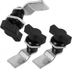 DOITOOL 3pcs Tool Box Lock Replacement t Handle Cam Locks Thumb Latch for Electronics Cabinet Truck Industrial Equipment and Sealing Cabinet