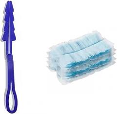 Generic Duster Refills, Static Dust Removal Brush Disposable Replacement Head, Duster Refills for Electronics, Furniture, Blinds, Ceiling Fans (Style 1)