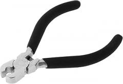 GALPADA 5-inch Black Plastic Coated Nickel-iron Copper Safety Wire Pliers for Jewelry Making and Repair, Small Multi-function Locking Jewelry Pliers Tool for DIY Crafts and Electronic