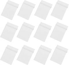 Veemoon 500pcs Clear Mini Self-sealing Bags for Jewelry Storage Reusable Small Bags Transparent Powder Packaging for Electronic Chips and Jewelry Samples