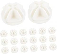 20pcs Modular Cube Connectors for Wire Storage Organizer Abs Plastic Clips for Easy Assembly and Reconfiguration for Closet and Shelving White