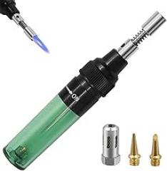 2026 4 in 1 Portable Soldering Iron Kit, Cordless Adjustable Butane Gas Soldering Iron Kit, Professional Welding Torch Tool Set Fit for Electronics Maintenance Vehicle Repairing Resin Art