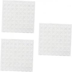 NUOBESTY 128pcs Self-Adhesive Door Knob Bumpers Wall Guard Shield for Electronics Furniture Cabinet Doorstop