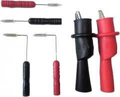 Test Probe 0.7mm Ultra-Fine Tip Piercing Pin Set 2mm Hole Automotive Repair Tools 6-Piece for Electronic Testing