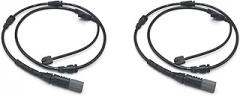 2X Front Brake Pad Electronic Wear Sensor 34356792567 Replacement for E70 E71 F15 X5 X6 3.0L, black, 750058885