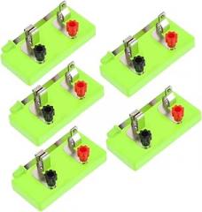 5pcs Single Pole Single Throw (SPST) Switch for Electronics Copper Material Suitable for Physics Equipment and Electric Circuits