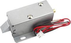 DC12V small electronic lock DC 24v mini solenoid electric control lock can manually unlock The drawer cabinet door lock(12V Lock)