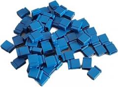 fengpeng 60pcs/lot Closed Short Circuit Cap 2.54mm Jumper Pin Block Connector for Header(Blue)
