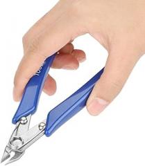 Needle-Nose Pliers Mini Electronic Pliers, Diagonal Micro Flush Wire Cutter Pliers Cutting Nippers Wire Cable