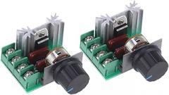2pc Electronic Voltage Regulator with Control for Electric Furnaces Heaters Lamps and Motors High Efficiency Design