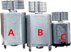 Small 030/130 Precious Metal Brush Vibration Electronic Starter DC 1.5V 3V 3.7V(Moel C)