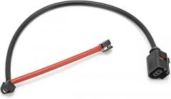 VOLLS Front Brake Pad Wear Sensor 7L0907637 Black Red Replacement for 2003?2010 The Electronic Brake Wear to Brake Heat Indicator