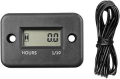 Portable Inductive Tach Hour Trackier Metier Gauge for Car Boat ATV Motorcycle Instruments Snowmobile Gaisoline Ski Dirt Gais Replacement for OEM New 2026 High for Reliable Electronic Component