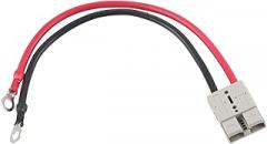 50A 600V Forklift Battery Charger Connector with Extension Cable - Heavy Duty Charging Plug for Forklift Charging Cables