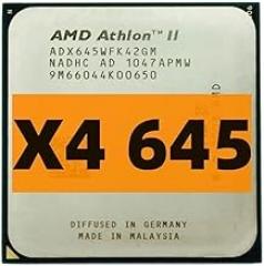 Athlon Ii X4 645 X4-645 X645 Quad-Core CPU 3.1G ADX645WFK42GM Socket AM3 New 2025 for Arrival High Reliable Electronic Component, Precision, Stable Performance