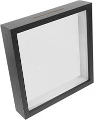 Collectibles Wooden Shadow Box Frame for Travel Tickets Photos and Keepsakes Elegant Display Case for Memorable Items Easy Setup and Storage Capacity