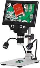 Microscope Kit G1200 12MP 1-1200X Digital Microscope for Electronic 500X 1000X Microscopes Microscope Lens Adapters(Battery and Light)