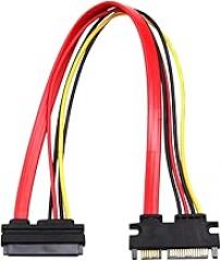 22Pin SATA Cable Male to Female 7+15 22 Pin Serial ATA SATA Data Power Combo Extension Cable C0innector Conterver New 2026 High for Reliable Electronic Component, Precision, Stable Performance