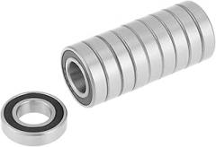 Estink 10Pcs 6901 2RS Deep Groove Ball Bearings Rubber Sealed Bearing 12x24x6mm with Metal for Machine Tool Electronic Equipment Pump Industry