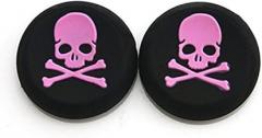 Vivi Audio® Thumb Stick Grips Cap Cover Joystick Thumbsticks Caps for PS4 Xbox ONE Xbox 360 PS3 PS2 Pink Skull
