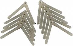 for 10 RC Model Aircraft Wing pin Hinge Diameter 2.5mm/4.5mm Plastic(10 Pcs D25xl50)