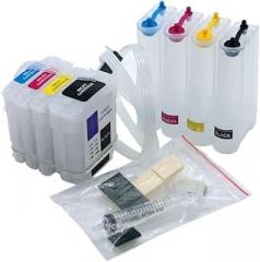 940 940XL CISS System 4-Pack Compatible with OfficeJet Pro 8000 8500 8500A Printer Supplies with Auto Reset Chip