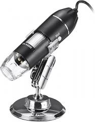 Microscopes Equipment Microscope 1600X 2MP Adjustable 1080P Digital 8 LED Magnifier Electronic(500X)
