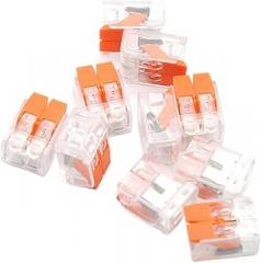 250V/32A Electrical Equipment Connectors, Wire Connector Terminals, Orange Universal Type Quick Plug-in Terminals 10Pcs(2)