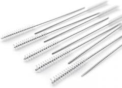 (10pcs) Alsilence Hearing aid Vent Tube Cleaning Brush earhook Cleaning kit Hearing Amplifier Cleaning Small Hole Tools