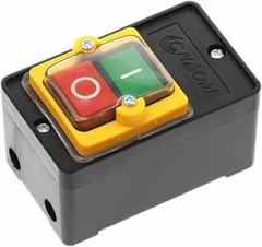 1Pcs Machine Drill Electronic Starter Waterproof Accessories Switch Industrial Push Button ON/Off Electric KAO-10KH