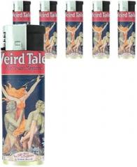 Sexy Pulp Monster Redhead Butane Refillable Electronic Lighter Set of 5 Pieces D-473