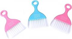 3pcs Broom Dustpan for Keyboard Cleaning Portable Brush Cleaner for Desktops and Car Vents Mixed Color Lightweight and Efficient Dust Random Color
