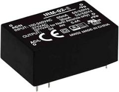 IRM-02-9 9V 222mA 2W Mini PCB Mount Power Supply for Industrial Automation and Electronics