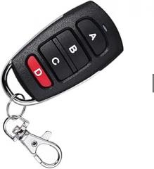 Cloning Remote Control Keychain, Replacement Garage Door Electric Gate, Duplicates and Replaces Original Factory Remote Controls for Vehicle Central Locking Systems, Electronic Garage Doors (ABCD)