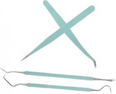 Unomor 1set Window Tint Tool Kit Complete Set Pliers Hooks Picks Easy Sticker Removal for Tinting