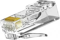 20/50/100PCS 50U Cat6 Cat6e RJ45 1000Mbps Ethernet Cables Module Plug Network C0innector RJ45 Crystal Heads Gold Plated New 2026 High for Reliable Electronic Component, Precision, Stable Performance