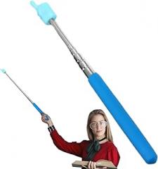 Classroom Pointers | Finger Pointer Pointing Stick | Teacher Hand Pointer Stick with Green White Design for Classroom Presentations, Lectures, and Educational Use