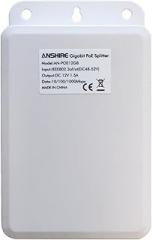 Gigabit Waterproof PoE Splitter Converter, 48V to 12V DC Output, IEEE 802.3af/at Compliant, 10/100/1000Mbps, Plug 5.5mm x 2.1mm, for IP Camera, WiFi Node, AP, IP Phone and More, White