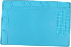 TEHAUX High Temperature Resistant Silicone Soldering Mat Static Repair Pad for Electronics Heat-Resistant Work Surface Screw Tray Laptop Repairs