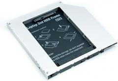 Laptop 2nd HDD SSD DVD Bay Caddy Adapter for 2.5''/9.5mm Universal CD/DVD-ROM SATA to SATA Hard Drive External Enclosure
