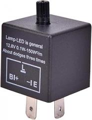 LED Adjustable Turn Signal Light Electronic Flasher Relay for Blinker CF14-KTJL 12V 24V Motorcycle Flasher Relay