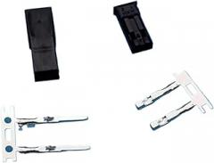 2Pin 2.54mm JST-2P Electrical Connector Kits Applicable to / / Car/Electronic Toy Ect.(Black,50 Sets)