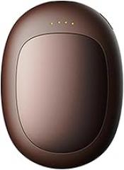 Aboiled Coffee Bean Shape Magnetic Hand Warmer - Portable Rechargeable Double Sided Electric Heater for Winter Comfort