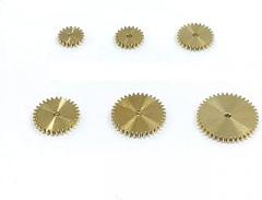 0.5M Modulus Teeth Copper Brass Gear Metal Transmission Pinion Gear Fit 2mm Electronic Starter Shaft Hole 1.98_18T