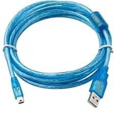 MR-J3USBCBL3M 2m Blue Serial Male-to-Male USB Servo Cable for MR-J3 J4 JE Servo Motors and Electronic Gadgets