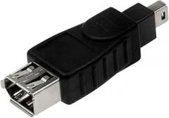 CableWholesale Firewire Adapter, IEEE-1394a, 6 Pin Female / 4 Pin Male