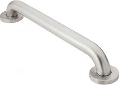 Moen Home Care Bathroom Safety 12 Inch Stainless Steel Handicap Grab Bar for Bathtub and Shower, Elderly Assistance Product with Concealed Screws, 8912