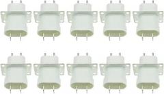 10Pcs Electronic Microwave Oven Magnetron Plug 4 Filament Pin Sockets Converter Home Microwave Oven Spare Parts