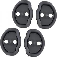 4pcs Model y Car Door Lock Latches Cover Protector Silicone Door Latch Guard Noise Reduction Scratch